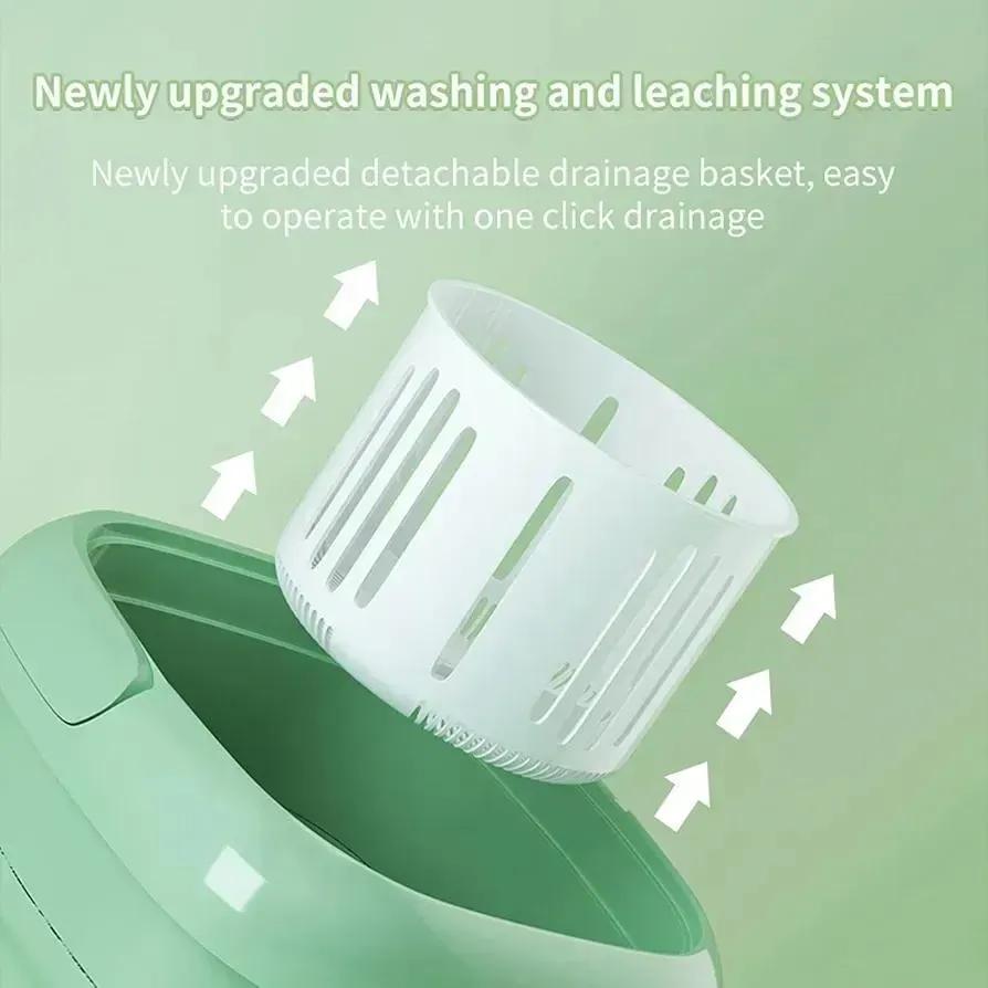 Portable Collapsible Washing Machine Lavender 3cm ABS