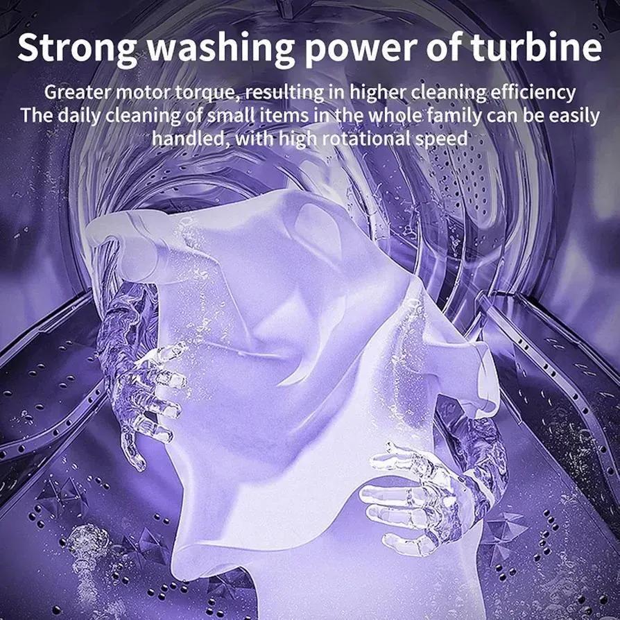 Portable Collapsible Washing Machine Lavender 3cm ABS