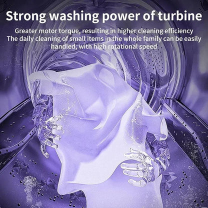 Portable Collapsible Washing Machine Lavender 3cm ABS