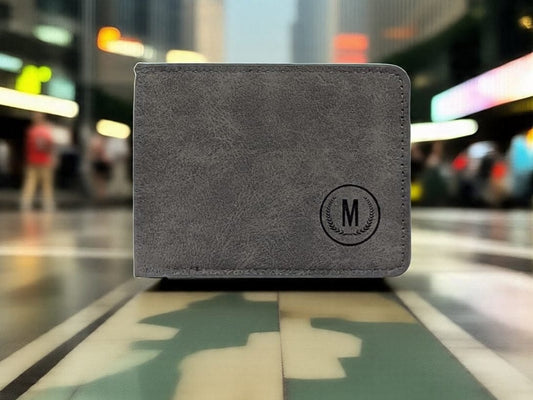 Soft PU Leather Slim Wallet – 6 Card Slots