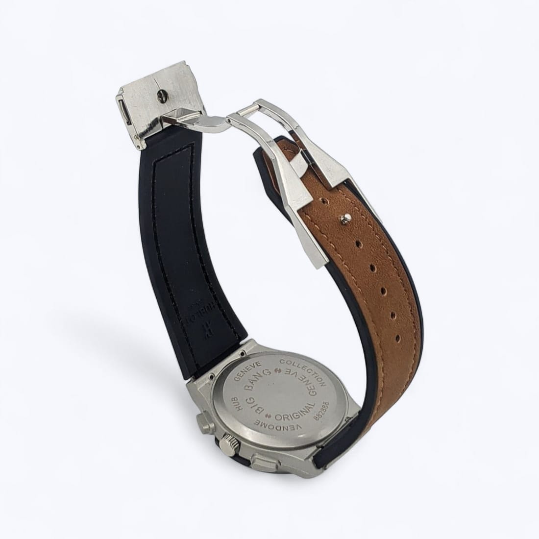 Luxury Stainless Steel Chronograph Wristwatch