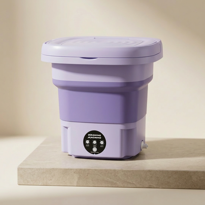 Portable Collapsible Washing Machine Lavender 3cm ABS